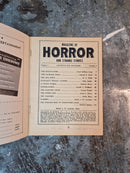 Magazine Of Horror And Strange Stories - Volume 1 No 2 November 1963