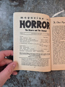 Magazine Of Horror: The Bizarre And The Unusual - Volume 4 No 3 May 1968