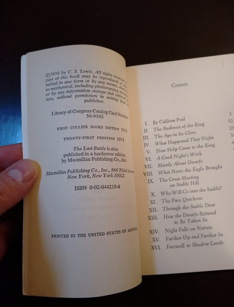 The Last Battle: The Chronicles Of Narnia Book 7 - C. S. Lewis