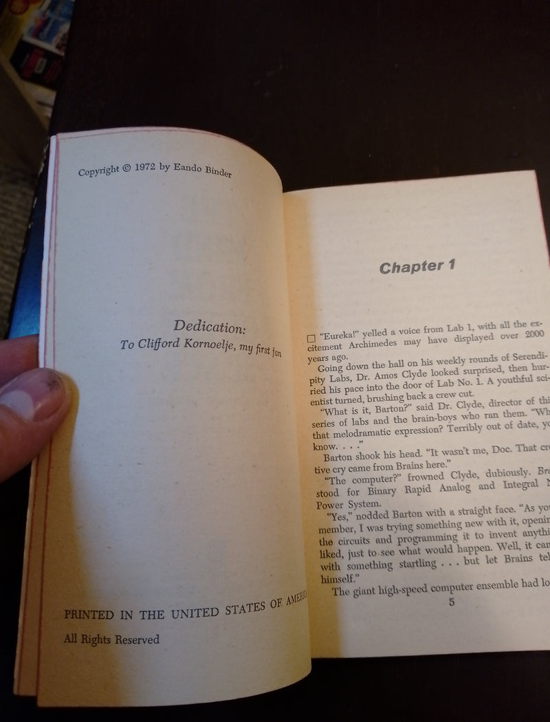 The Mind From Outer Space - Eando Binder
