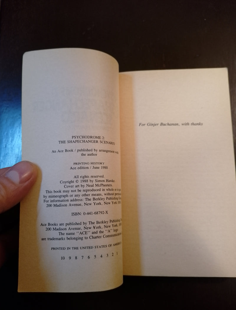 Psychodrome 2: The Shapechanger Scenario - Simon Hawke