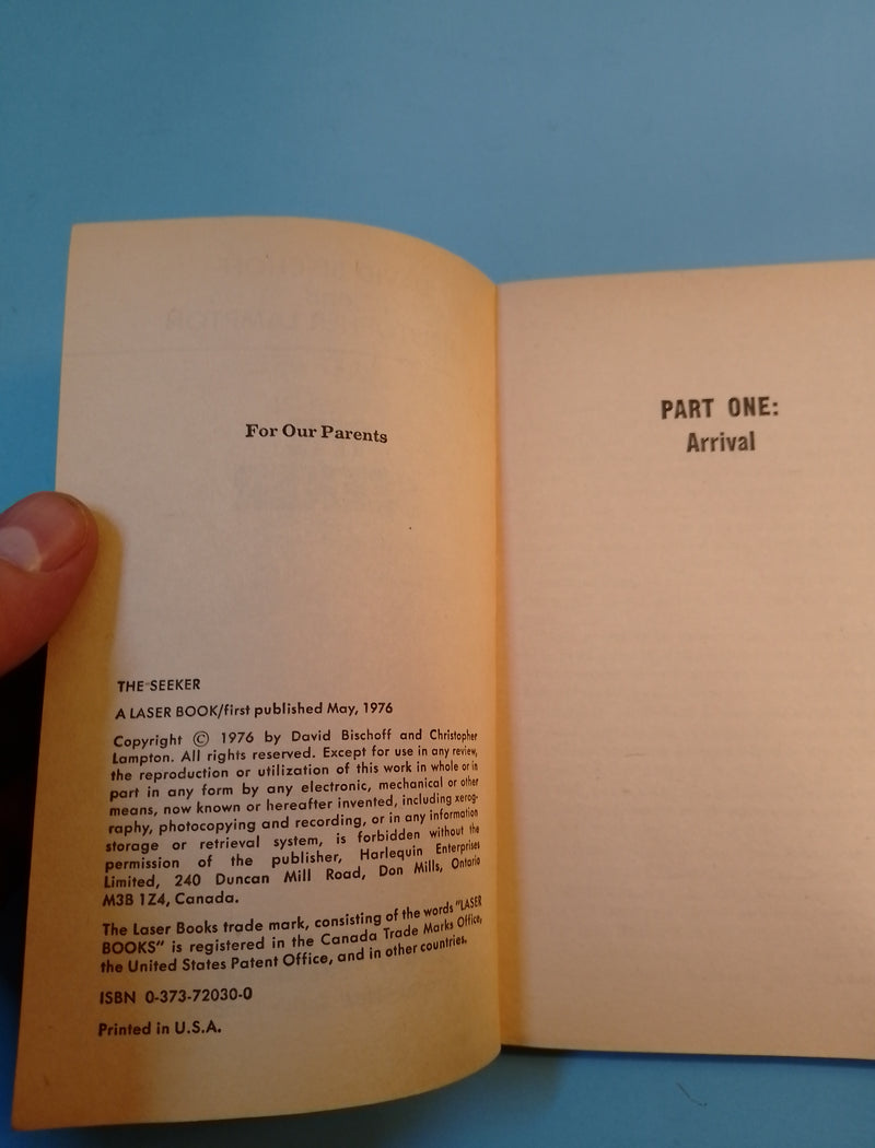 The Seeker - David Bischoff & Christopher Lampton