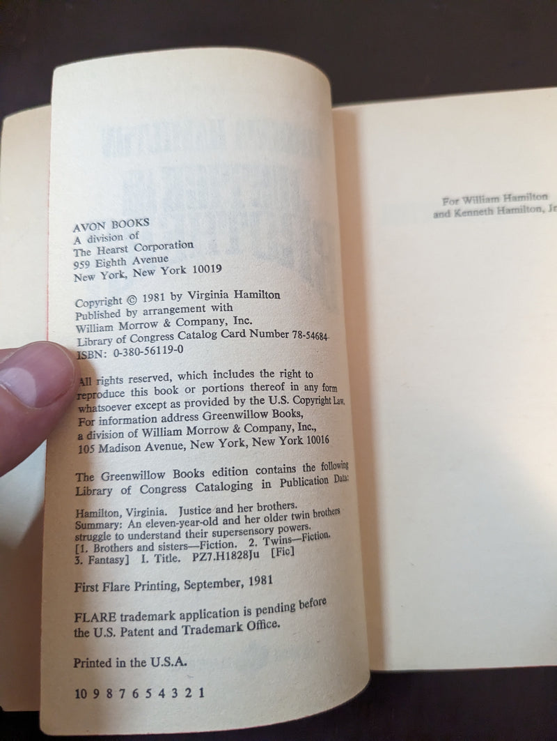 Justice And Her Brothers - Virginia Hamilton