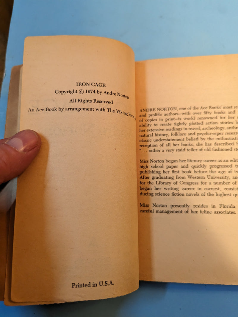 Iron Cage - Andre Norton