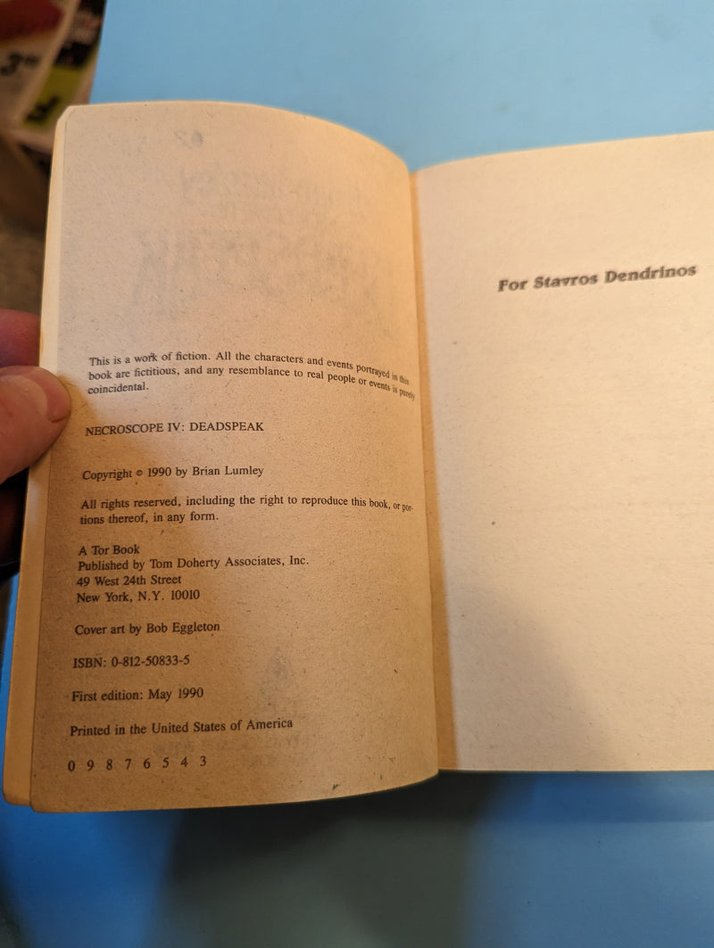 Necroscope IV: Deadspeak - Brian Lumley