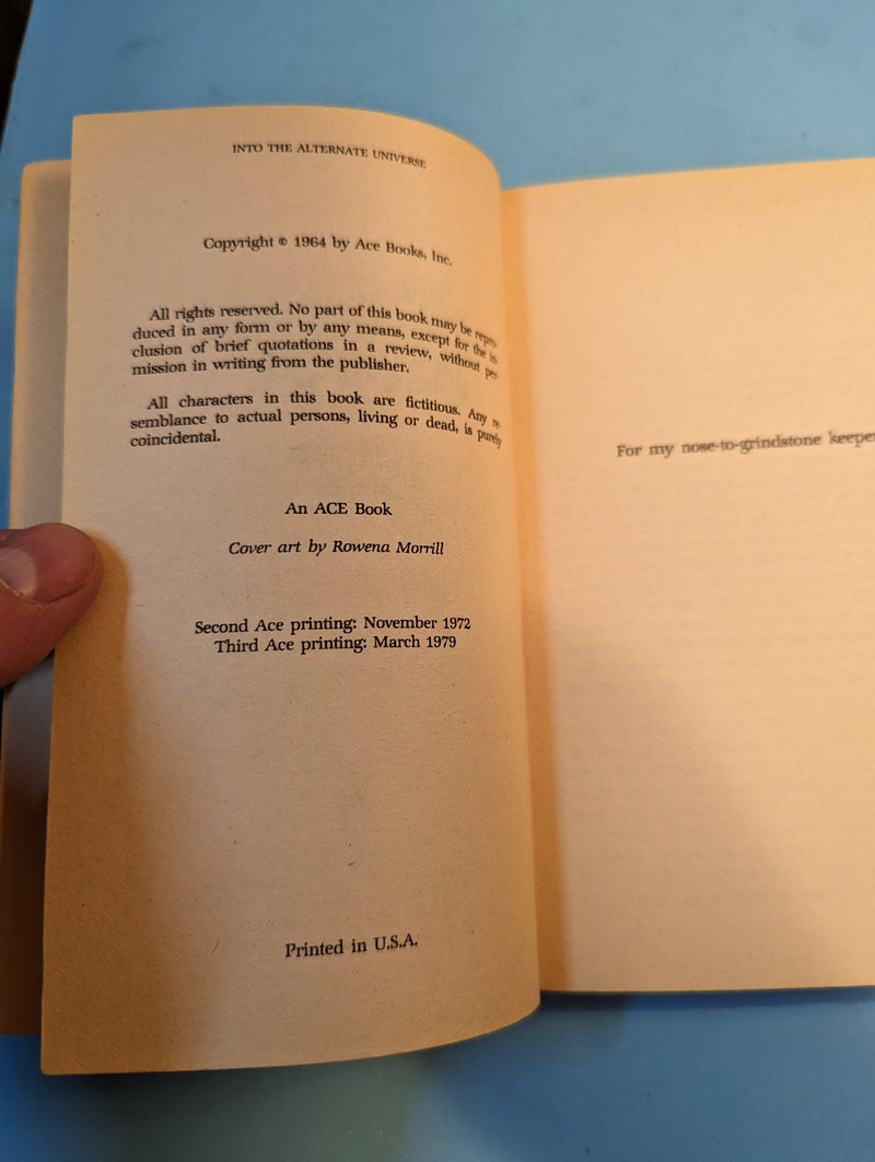 Into The Alternate Universe/Contraband From Otherspace - A. Bertram Chandler