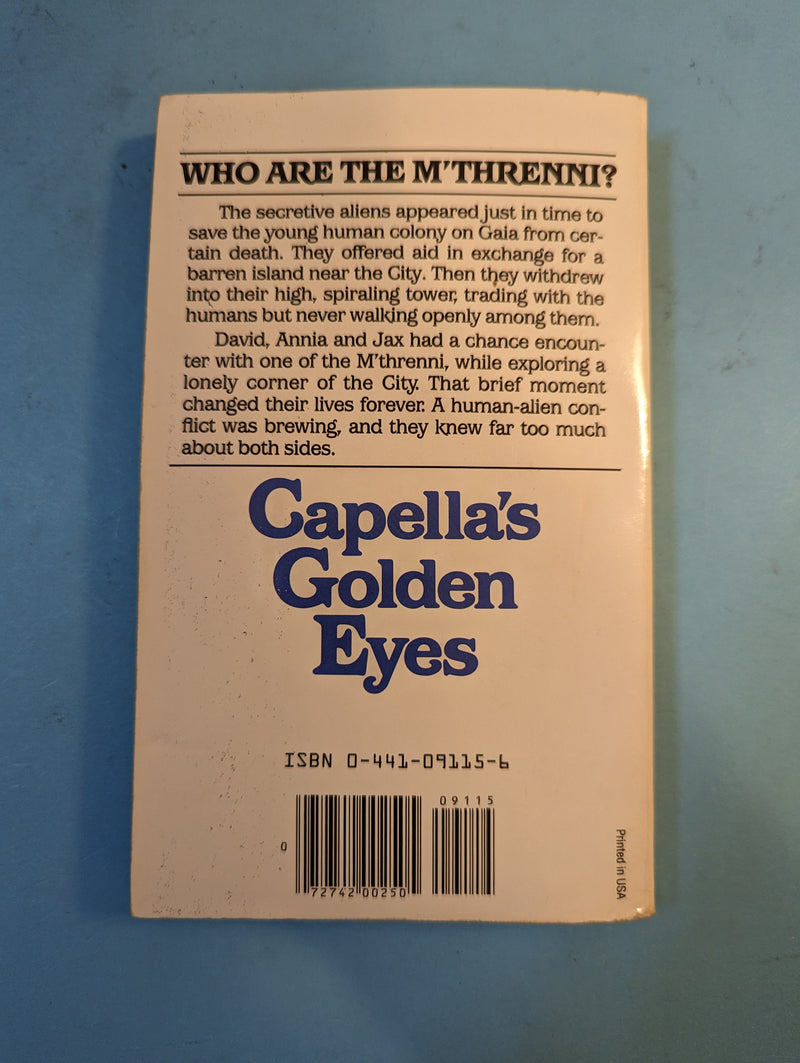 Capella's Golden Eyes - Christopher Evans