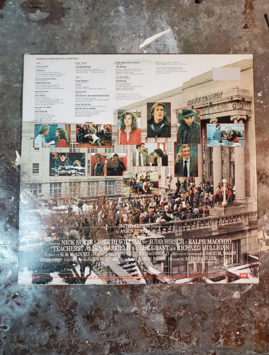 Teachers - Original Motion Picture Soundtrack LP R-154387 Capitol Records 1984