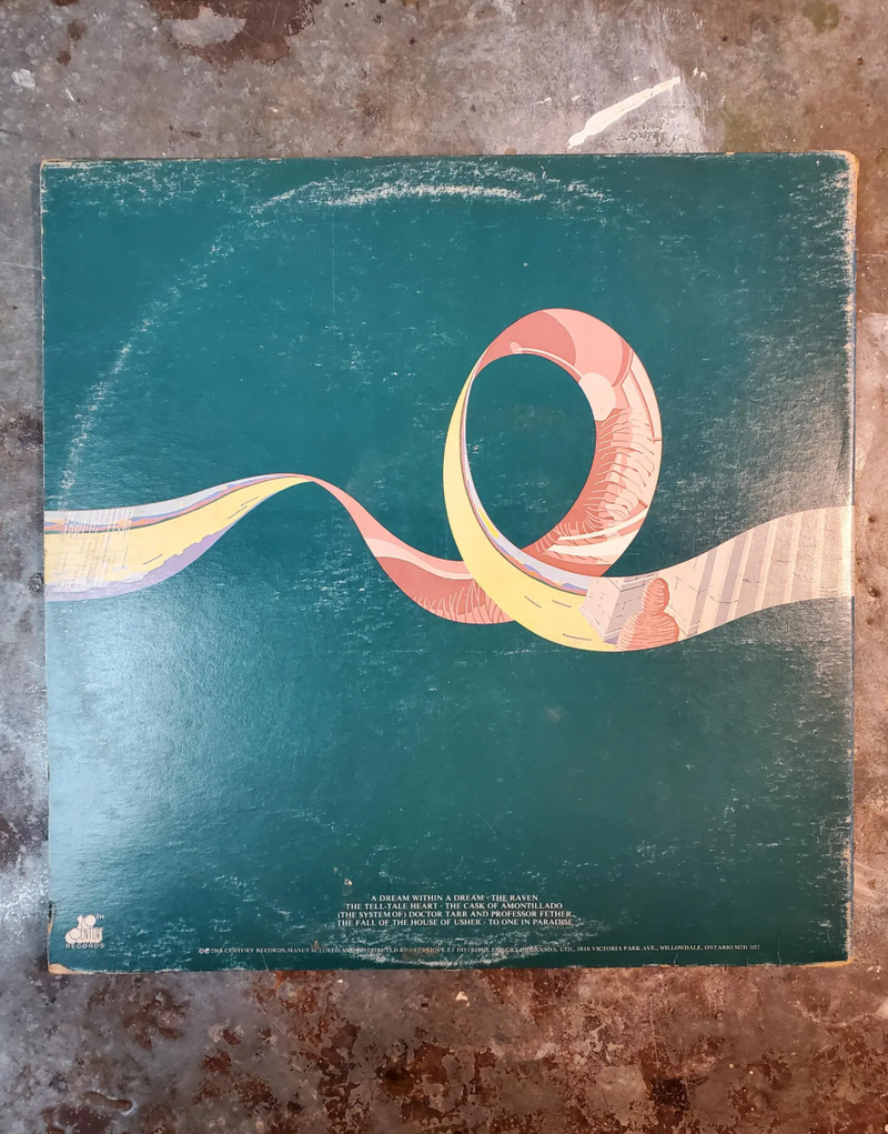 Alan Parsons Project - Tales Of Mystery & Imagination 1st Canada Press Vinyl LP G/VG