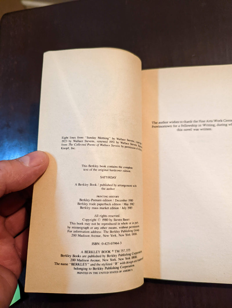 Satyrday - Steven Bauer