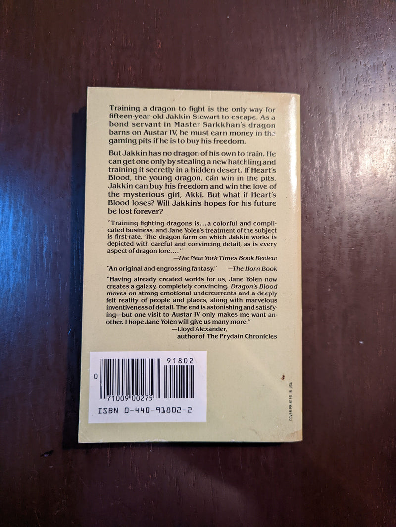 Dragon's Blood - Jane Yolen