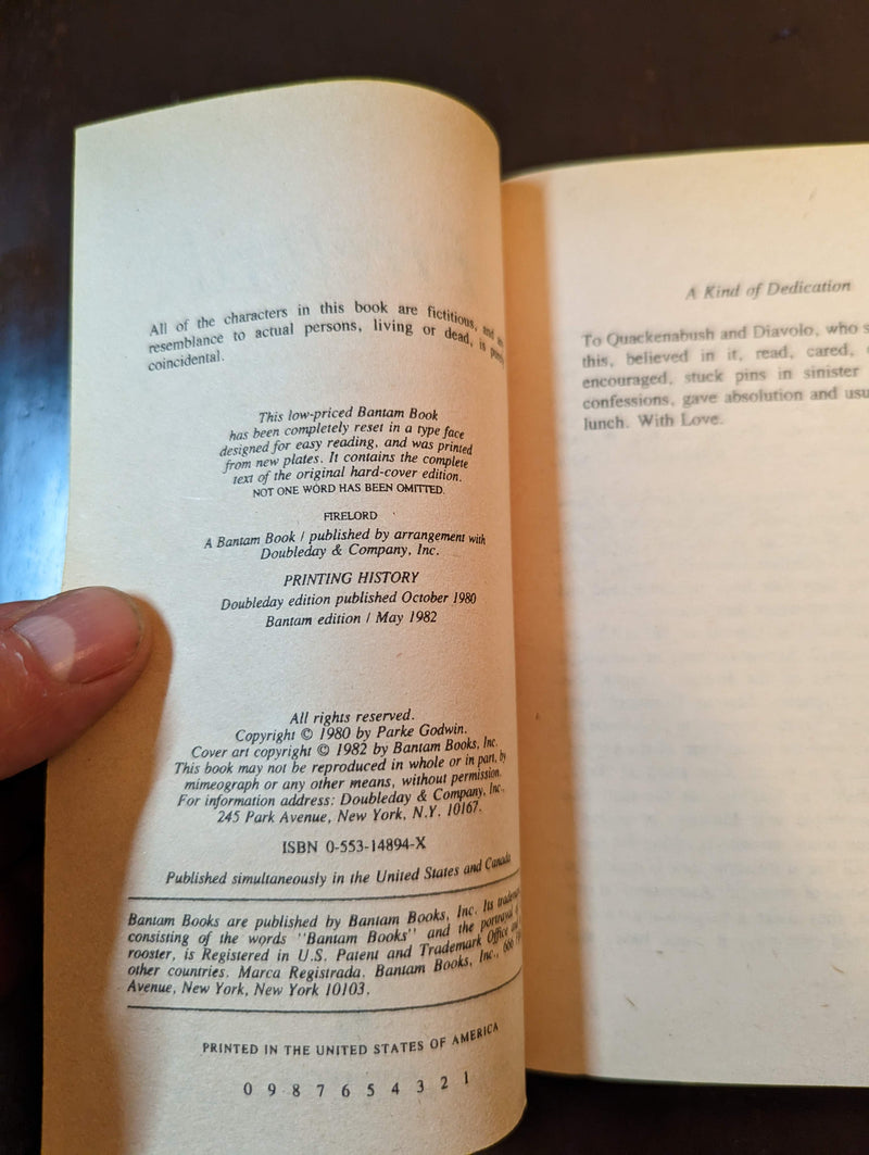 Firelord - Parke Godwin