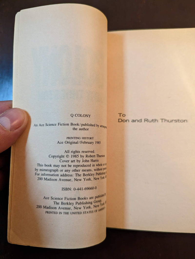 Q Colony - Robert Thurston