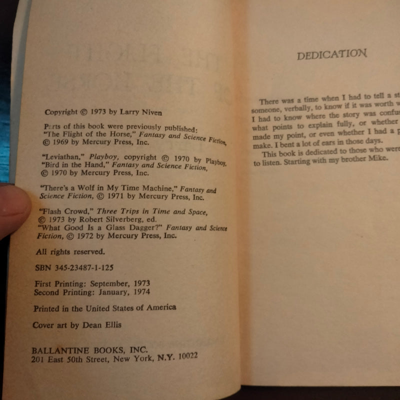 The Flight Of The Horse - Larry Niven
