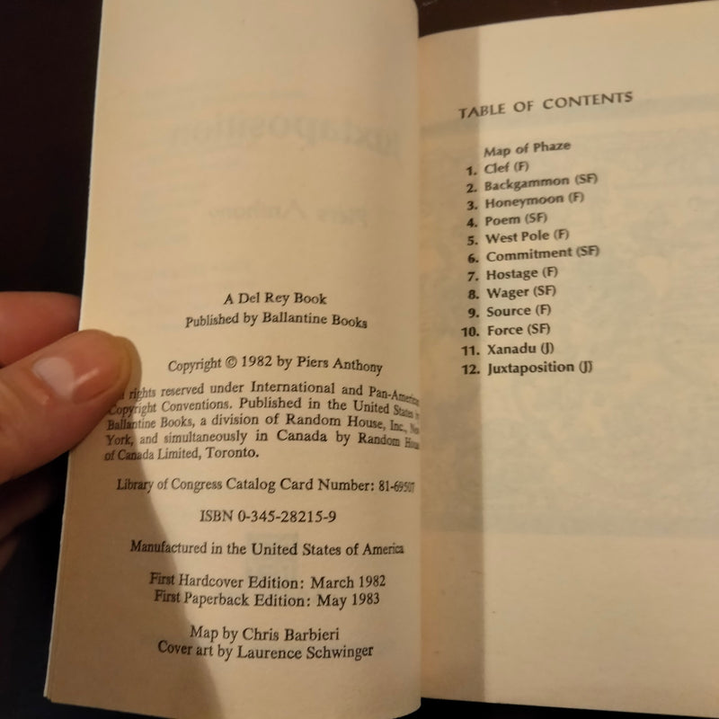 Juxtaposition - Piers Anthony