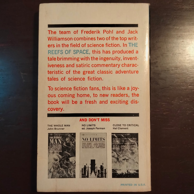 The Reefs Of Space - Frederik Pohl & Jack Williamson